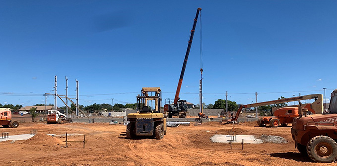 Construction of the Normanton Foodworks Complex